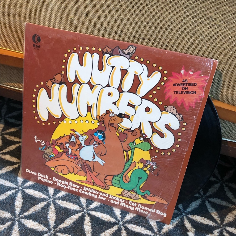 70's K-Tel "Nutty Numbers" Record - Advertised on TV - 70's Compilation Album